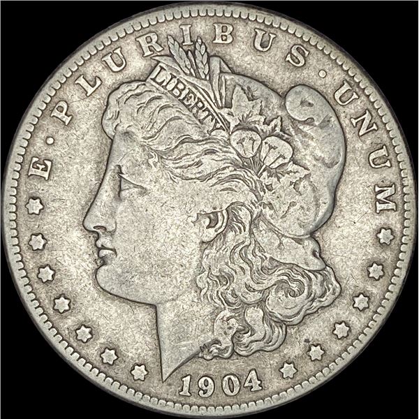 1904-S Silver Morgan Dollar LIGHTLY CIRCULATED