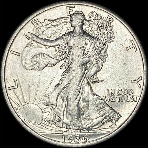 1936-D Walking Liberty Half Dollar CLOSELY UNCIRCULATED