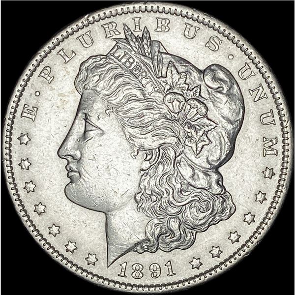 1891-CC Silver Morgan Dollar CHOICE AU