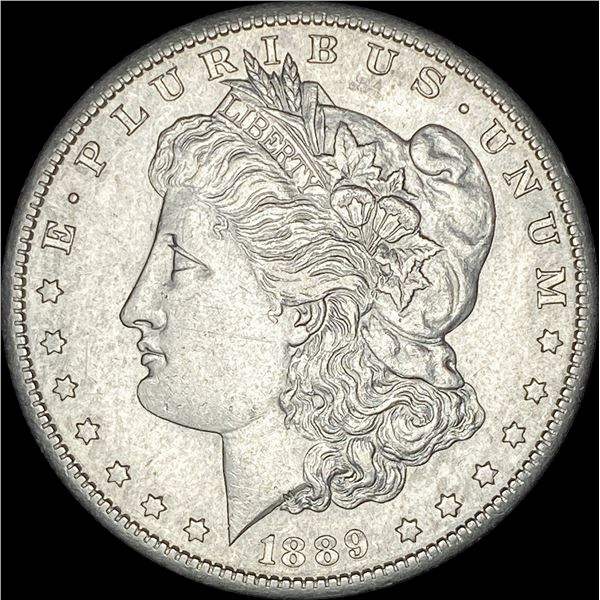 1889-S Silver Morgan Dollar CHOICE AU