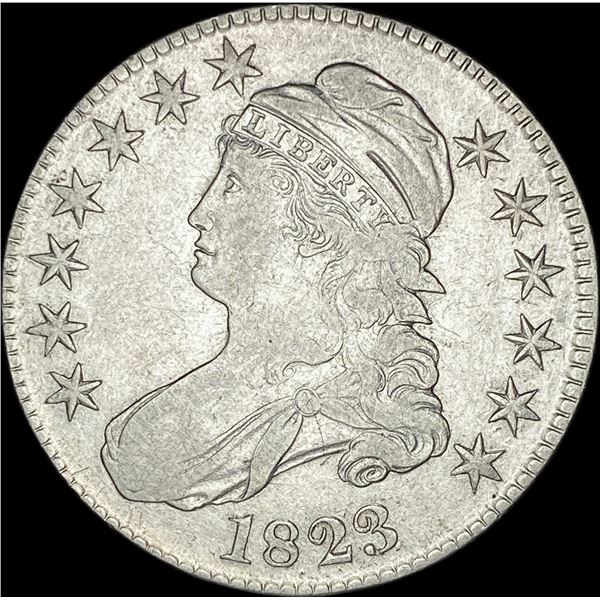 1823 Capped Bust Half Dollar LIGHTLY CIRCULATED