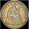 Image 1 : 1853 Arrows Seated Liberty Half Dime CLOSELY UNCIRCULATED