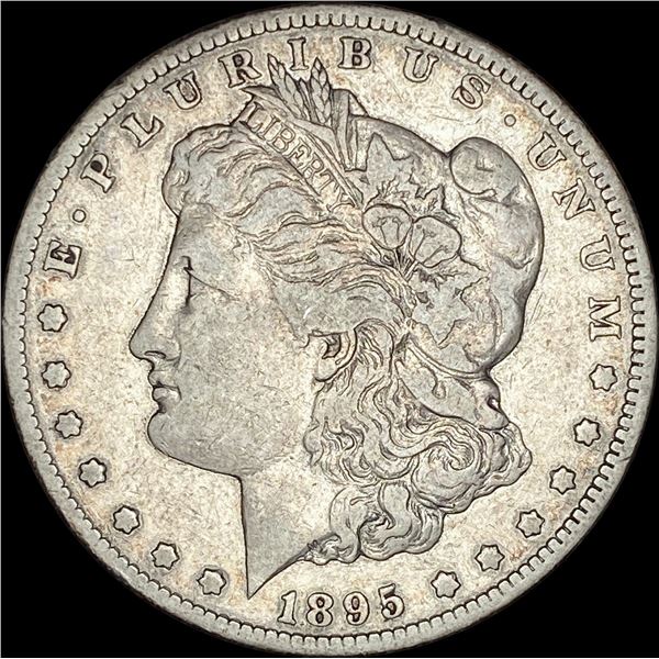 1895-S Silver Morgan Dollar ABOUT UNCIRCULATED