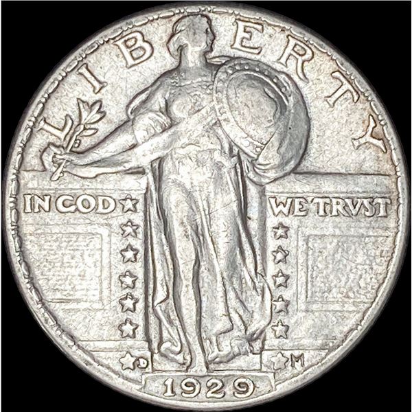 1929-D Standing Liberty Quarter CLOSELY UNCIRCULATED