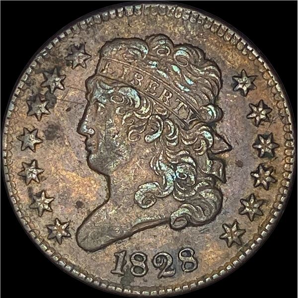 1828 Classic Head Half Cent CLOSELY UNCIRCULATED