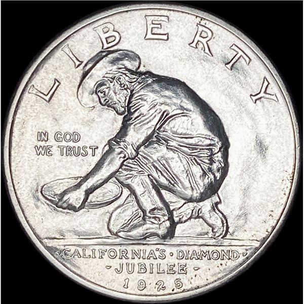 1925 Silver California Jubilee Half Dollar UNCIRCULATED
