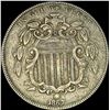 Image 1 : 1867 Shield Nickel NEARLY UNCIRCULATED