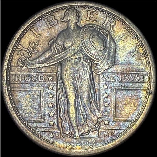 1917-D Type 1 Standing Liberty Quarter CLOSELY UNCIRCULATED