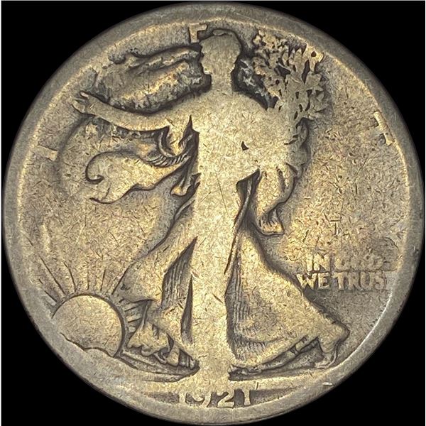 1921-S Walking Liberty Half Dollar NICELY CIRCULATED
