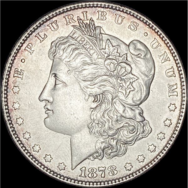 1878 8TF Silver Morgan Dollar CLOSELY UNCIRCULATED
