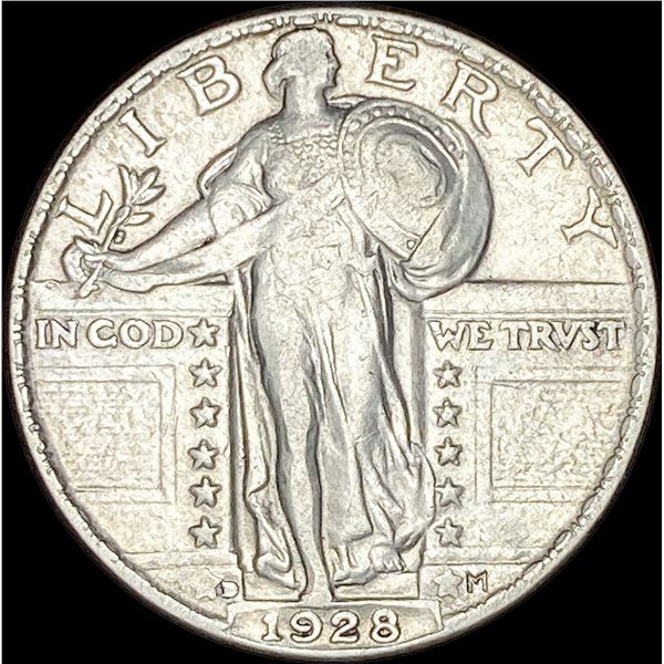 1928-D Standing Liberty Quarter NEARLY UNCIRCULATED