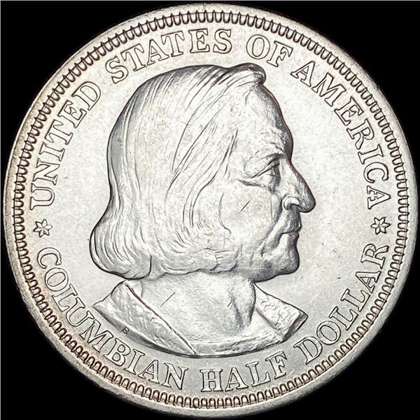 1893 Silver Columbian Expo Half Dollar CHOICE AU