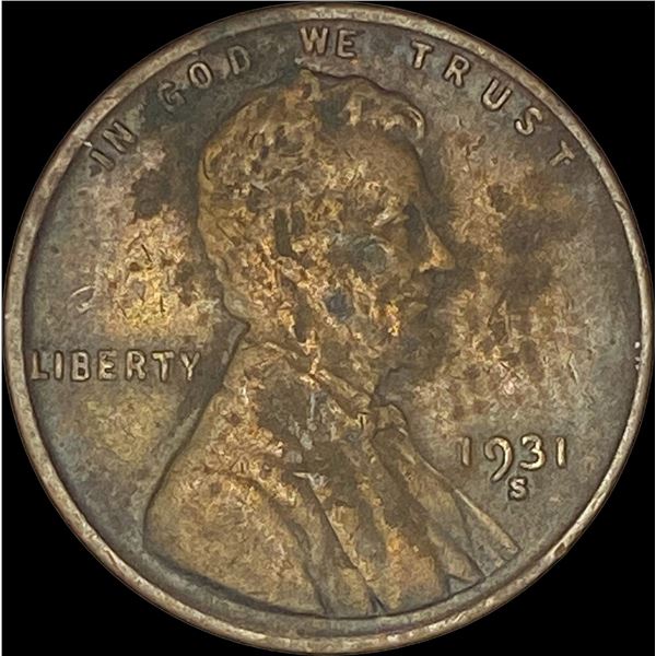 1931-S Lincoln Wheat Cent NEARLY UNCIRCULATED