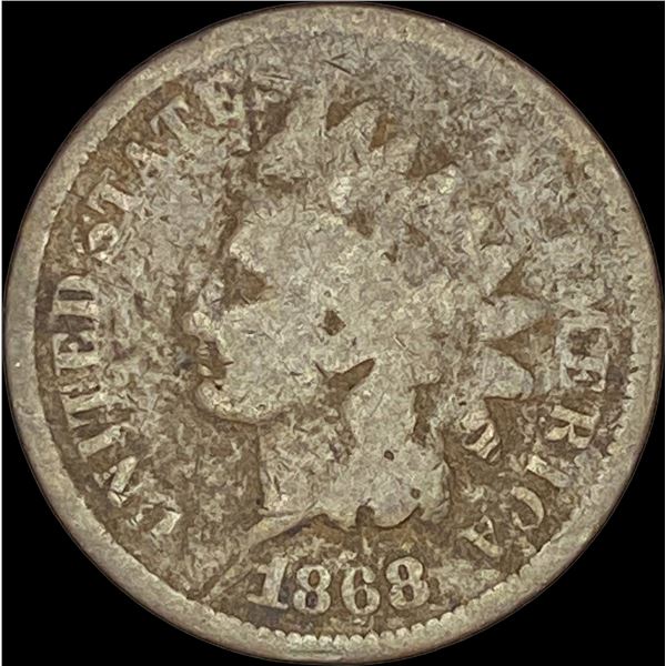 1868 Indian Head Cent NICELY CIRCULATED