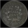 Image 2 : 1804 Draped Bust Half Cent NICELY CIRCULATED
