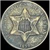 Image 1 : 1859 Silver Three-Cent Piece NEARLY UNCIRCULATED