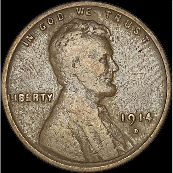 1914-D Lincoln Wheat Cent NICELY CIRCULATED