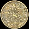 Image 1 : 1853 Arrows Seated Liberty Half Dime CLOSELY UNCIRCULATED