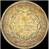 Image 2 : 1853 Arrows Seated Liberty Half Dime CLOSELY UNCIRCULATED