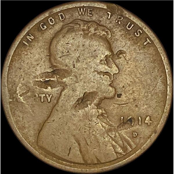 1914-D Lincoln Wheat Cent NICELY CIRCULATED