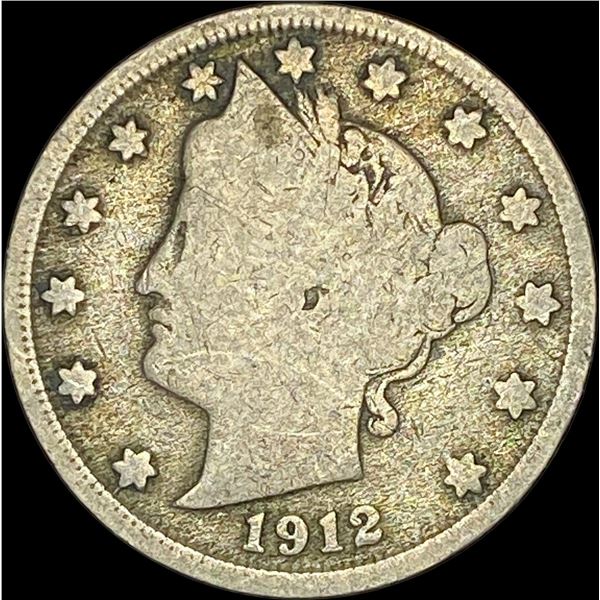 1912 Liberty Head Nickel LIGHTLY CIRCULATED