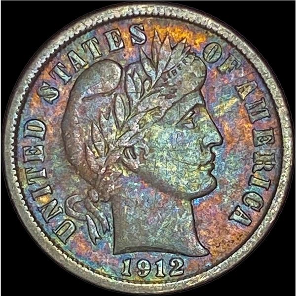 1912-D Silver Barber Dime NEARLY UNCIRCULATED