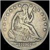 Image 1 : 1853 Arrows/Rays Seated Liberty Half Dollar LIGHTLY CIRCULATED
