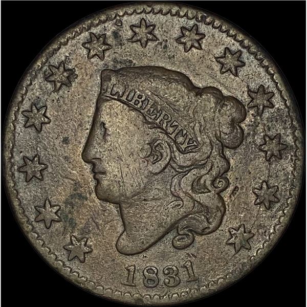 1831 Coronet Head Large Cent NICELY CIRCULATED