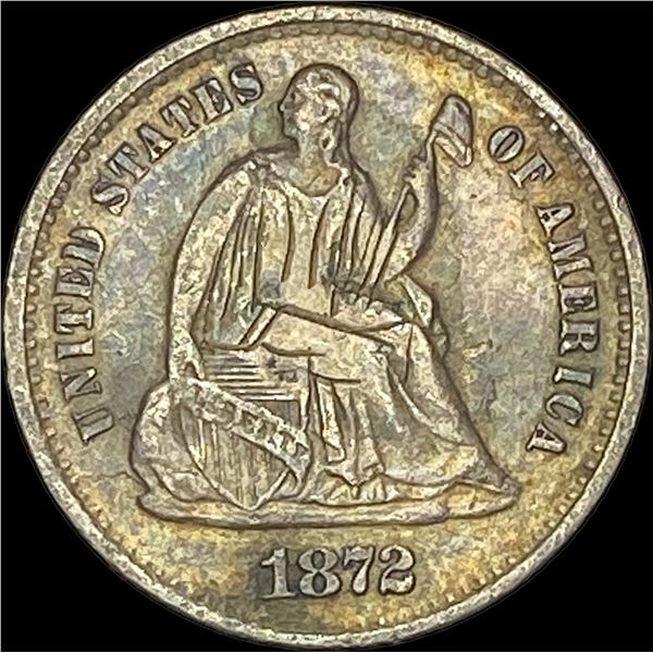 1872-S Seated Liberty Half Dime HIGH GRADE