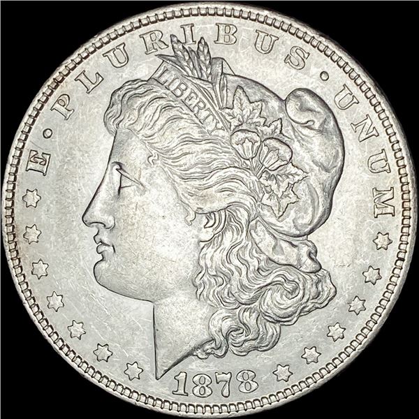 1878-S 8TF Silver Morgan Dollar CHOICE AU