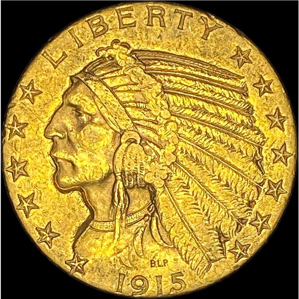 1915-S Indian Head Half Eagle $5 Gold CLOSELY UNCIRCULATED
