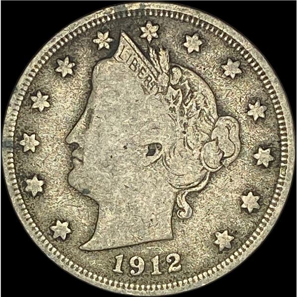 1912-S Liberty Head Nickel NICELY CIRCULATED