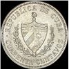 Image 2 : 1915 Cuba Silver 40 Centavos UNCIRCULATED