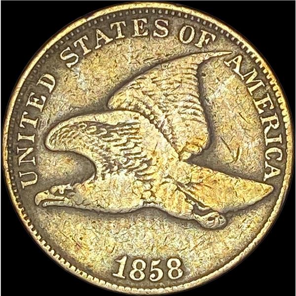 1858 Flying Eagle Cent NICELY CIRCULATED