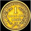 Image 2 : 1852 Gold $1 Liberty Type 1 NEARLY UNCIRCULATED