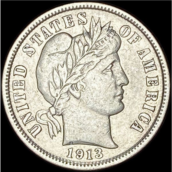 1913 Silver Barber Dime CLOSELY UNCIRCULATED