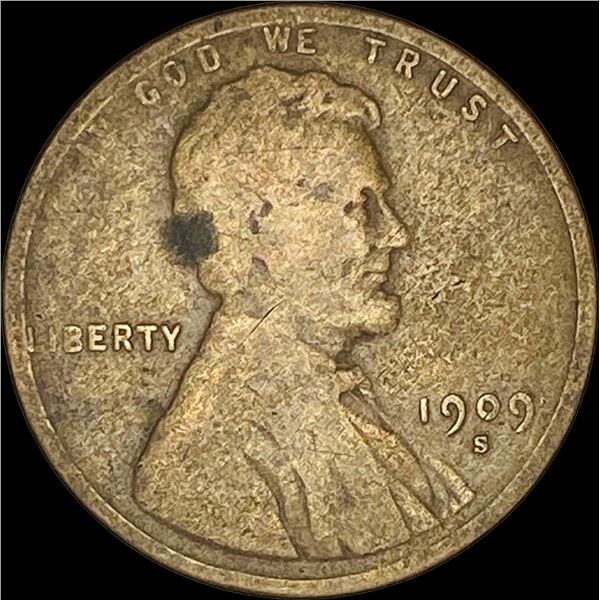 1909-S Lincoln Wheat Cent NICELY CIRCULATED