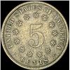Image 2 : 1882 Shield Nickel NEARLY UNCIRCULATED