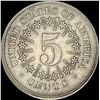Image 2 : 1867/1867 Shield Nickel CHOICE AU