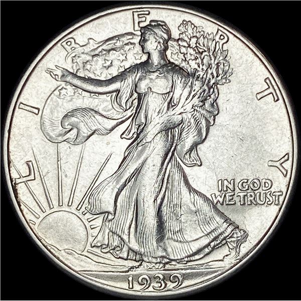 1939-D Walking Liberty Half Dollar CLOSELY UNCIRCULATED