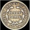 Image 2 : 1854 Arrows Seated Liberty Half Dime LIGHTLY CIRCULATED