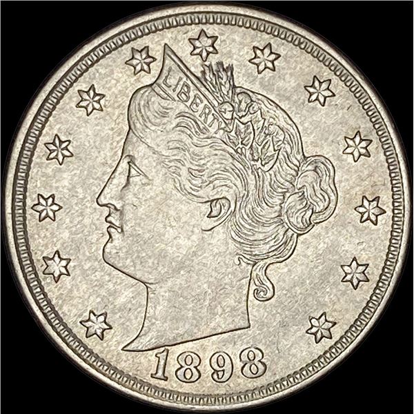 1898 Liberty Head Nickel CLOSELY UNCIRCULATED