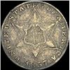 Image 1 : 1857 Silver Three-Cent Piece CLOSELY UNCIRCULATED