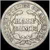 Image 2 : 1851 Seated Liberty Half Dime NEARLY UNCIRCULATED