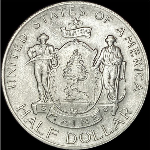 1920 Silver Maine Half Dollar UNCIRCULATED