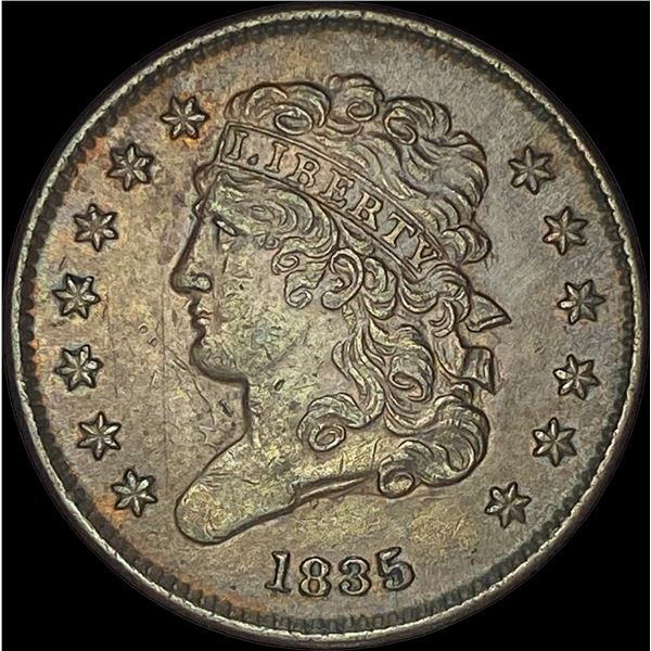1835 Classic Head Half Cent CHOICE AU