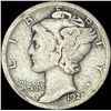 Image 1 : 1921-D Silver Mercury Dime NICELY CIRCULATED