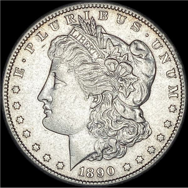 1890-S Silver Morgan Dollar CHOICE AU