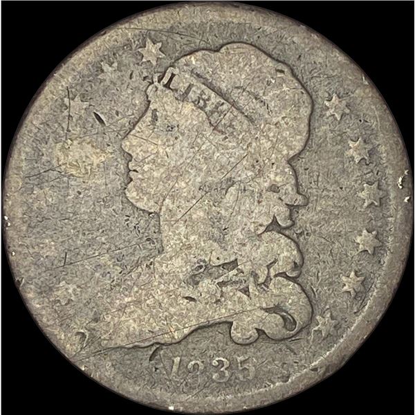 1835 Capped Bust Quarter NICELY CIRCULATED