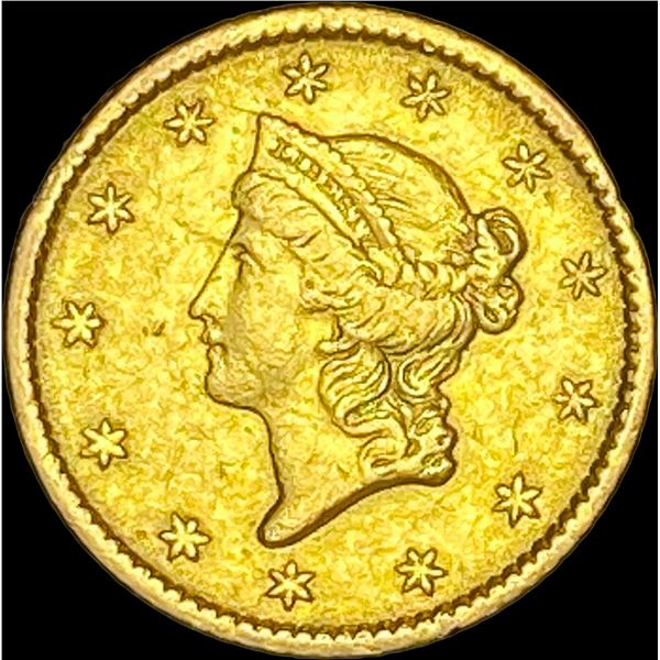 1852 Gold $1 Liberty Type 1 CLOSELY UNCIRCULATED